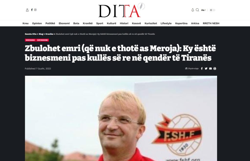 Mediat: Ilir Shtufi , Agim Zeqo dhe Gerian Kuka pas kullës në Tiranë? Skandali I inceneratorëve nxjerr kokën te Mount of Tirana ?