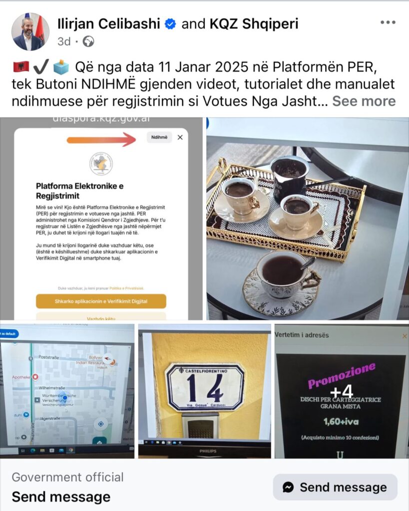 Postimi i Celibashit ku jane hequr fotot denigruese ndaj shqiptareve