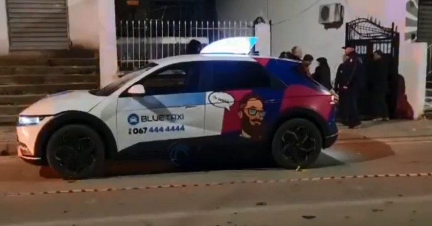 blue taxi